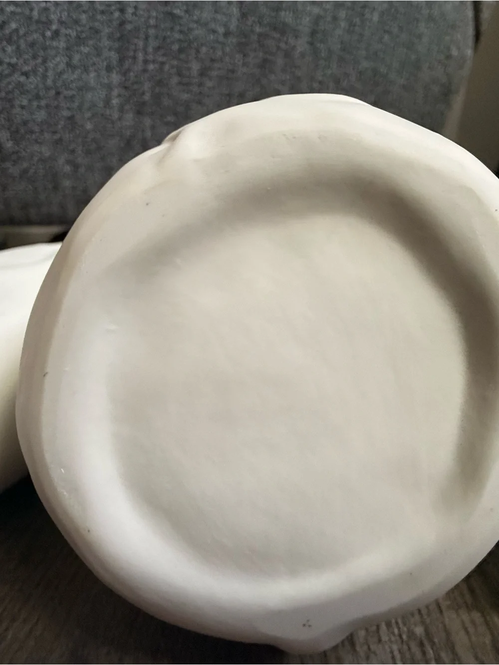 Neutral White Ceramic Leaf Vase Set of 3 - Home Accents